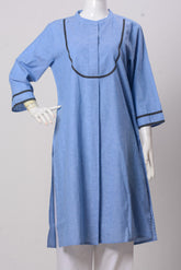 Women's Top - Light Blue (Linen) - LT991 | 925 Attire Ltd