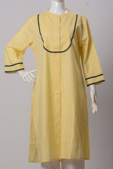 Women's Top - Light Yellow (Linen) - LT992 | 925 Attire Ltd