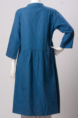 Women's Frock - Crown Blue (100% Cotton) - LF943 | 925 Attire Ltd