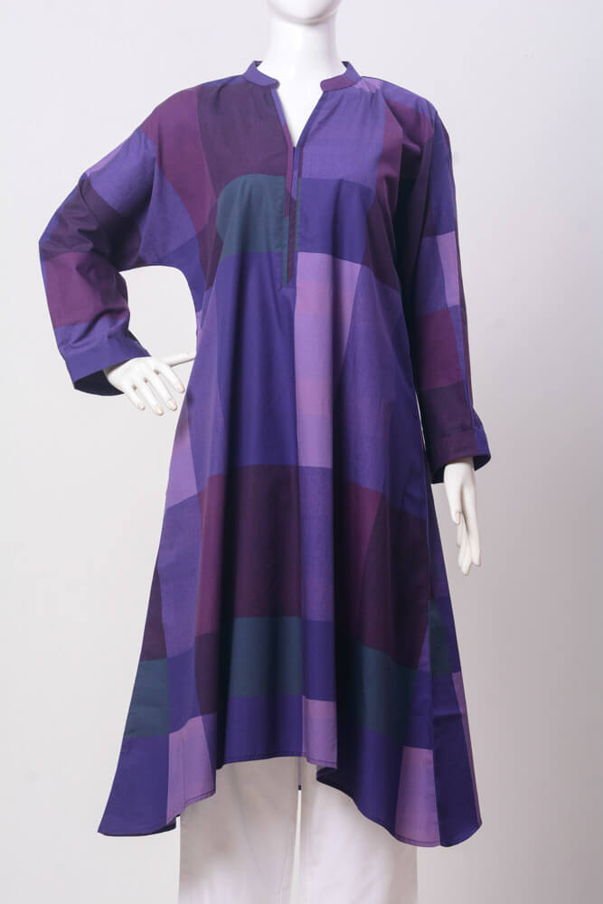 Women's Top - Navy Blue (100% Cotton) - LLT1142 | 925 Attire Ltd