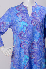 Women's Set - Blue (100% Cotton) - LS1084 | 925 Attire Ltd