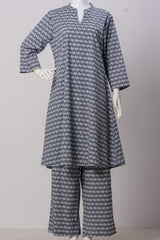 Women's Set - Black-White (100% Cotton) - LS1086 | 925 Attire Ltd