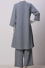 Women's Set - Black-White (100% Cotton) - LS1086 | 925 Attire Ltd