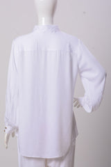Women's Shirt - White (100% Viscose) - LSH1048 | 925 Attire Ltd