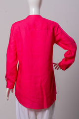 Women's Top - Pink (100% Linen) - LT1079 | 925 Attire Ltd
