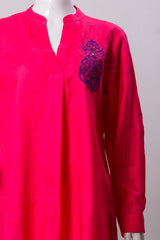 Women's Top - Pink (100% Linen) - LT1079 | 925 Attire Ltd