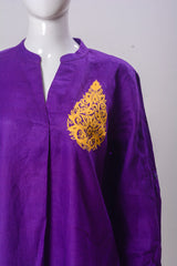 Women's Top - Purple (100% Linen) - LT1080 | 925 Attire Ltd