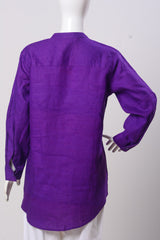 Women's Top - Purple (100% Linen) - LT1080 | 925 Attire Ltd