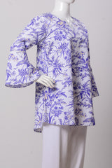 Women's Top - Light Blue &amp; White (100% Viscose) - LT1088 | 925 Attire Ltd