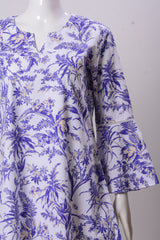 Women's Top - Light Blue &amp; White (100% Viscose) - LT1088 | 925 Attire Ltd