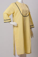 Women's Top - Light Yellow (Linen) - LT992 | 925 Attire Ltd